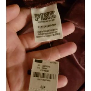 Victoria Secret Pink Velvet leggings